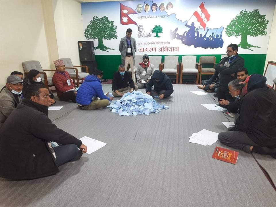 कांग्रेस महाधिवशेन : ३५ खुल्ला केन्द्रीय सदस्यको मतगणना १० बजेदेखि